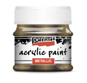 Acrylic Paint Metallic Pickin' Boots Vintage