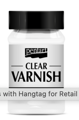 Clear Varnish Solvent Based by Pentart Pickin' Boots Vintage