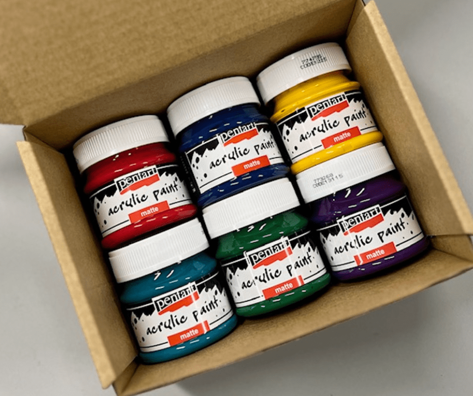 Jewel Tone Paint Kit by Pentart Pickin' Boots Vintage